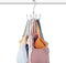 Bra Hanger for Closet, Rotatable Metal Tank Top Organizer with Max 24 Capacity for Sport Bra Storage (Silver, 1 Pack)