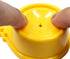 Seki Japan Egg Pierce, Hard Boiled Egg Peeler, Kawaii Chikin Shape, Yellow