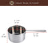 Honey Bear Kitchen 1 Cup Measuring Scoop Cups, Polished Stainless Steel (Set of 2, 240 ml)