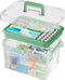 ANYPROLUS 15QT Clear Medicine Organizer Box with Handle, Plastic Medicine Container with