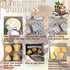 Crethinkaty Christmas Tree Shape Mini Cake Pan, 5.3IN Non-Stick Baking Molds for Christmas Cake Chocolate