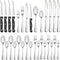 36 Pcs Silverware Set with Steak Knives, Stainless Steel Flatware Set for 6, Mirror Polished Cutlery, Dishwasher Safe