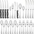 36 Pcs Silverware Set with Steak Knives, Stainless Steel Flatware Set for 6, Mirror Polished Cutlery, Dishwasher Safe