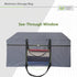 Folding Mattress Storage Bag, Heavy Duty Carry Case for Tri-Fold Guest Bed Mattress (Fits 6" TWIN & TWIN XL mattress)