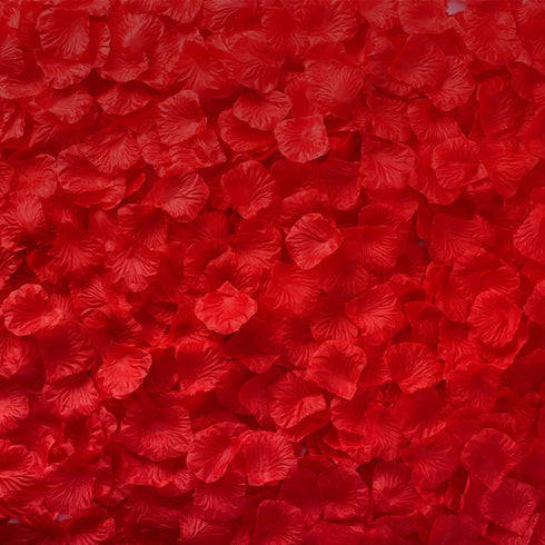 Artificial Silk Rose Petals for Romantic Night, Wedding, Party, Anniversary Decorations, Red, 3000 PCS