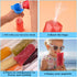 3 12 inches 220 BokingOne Ice Lolly Bags Disposable, Ice Cream Mold Bags with Silicone Funnel. x Plastic Ice Candy Bags