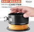 RFAQK 4-Inch Mini Cake Pans Set for Baking - Nonstick 4PCs Small Pans for Cheesecakes, Pizzas, and Smash Cakes