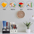 Magazine Holder for Home Office Desk - 10.6'' H×10.2'' L ×3.5''W Storage Box (Black, 6 Pack)