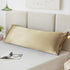 Love's Cabin Satin Body Pillow Pillowcase, 20x54 inches, Taupe, Similar to Silk with Envelope Closure for Hair and Skin