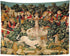 Semtomn Tapestry Artwork Wall Hanging, Unicorn Tapestries, Medieval Hunt, 60x80 Inches Home Decor