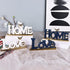 Love Sign, White & Gold Room Decor, Knick Knack Shelf, Gold Bird, Boho Bookshelf, Abstract Statue, For Living Room