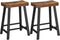 VASAGLE Bar Stools Set of 2, Counter Height Stools, Bar Chairs with