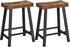 VASAGLE Bar Stools Set of 2, Counter Height Stools, Bar Chairs with