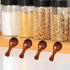 Asanta 6 3.2 Inch PCS Mini Wooden Spoons, Tiny Spoons for Spices Jars, Small Wooden Condiment Spoon for Salt, Sugar