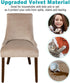 2 Pack TOPCHANCES Velvet Wingback Side Chair Cover,Stretch Banquet Chair Cover Arm Chair Protector Accent Chair Covers