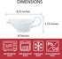 HIC Kitchen Gravy Boat, Fine Porcelain, 8-Ounce