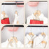 Sosation 45 Pcs Clothes Hanger Connector Hooks, Metal Hanger Extender Clips for Velvet Plastic Wooden Closet