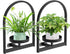 2 Pack PEKGRIL Wall Plant Holders, Metal Window Planters Shelves, Indoor Plants Stands, Wall Decor Planter Hanging
