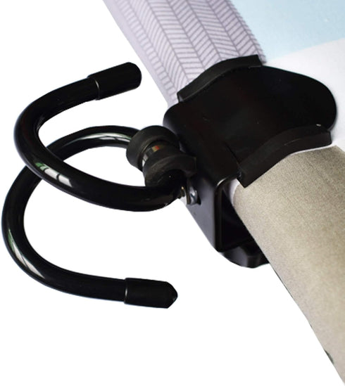 YYST Steam Iron Cord Holder, Cord Minder with Universal Clip (Black)