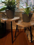 3 Pack Frcctre Indoor Plant Stand, Wooden Mid Century Plant Stand Tall Plant Table Plant Holder Plant Riser for Flower