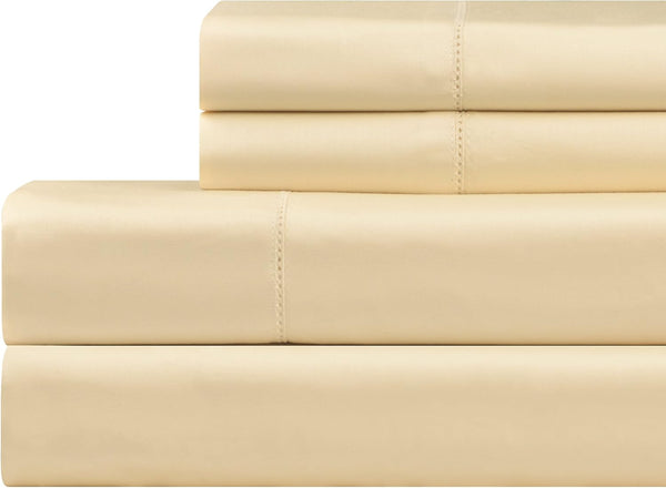 Celeste Home 610 Thread Count Pillowcase Set, Standard, Cream