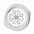 2 Pack 3 Meter White Plastic Coated Curtain Wire with 8 Pairs of Screw Eyes and Hooks for Window