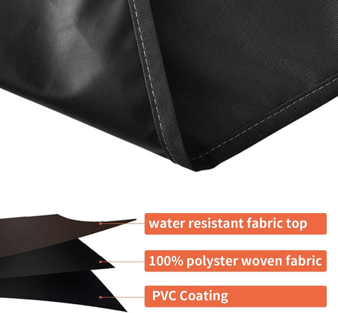 Qualward Heavy Duty AC Covers for Outside Units, Water-Resistant Outdoor Central Unit Cover, Fits Up to 32 x 32 Inch,
