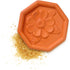 JBK Pottery Terracotta Brown Sugar Saver Handmade Terra Cotta Keeper with Decorative Flower Discs Food-Safe, Made