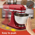 2 Pack Sliding Mat for KitchenAid Mixer, Compatible with 4.5-5 QT Stand Mixer, 12.2 X 9.4 Inches