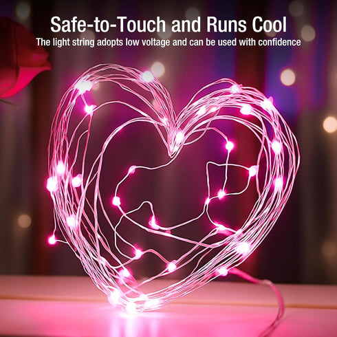 6 Pack 7ft 20 3 Fairy Lights Battery Operated - Led Twinkle Lights Modes, Bulk Mini String Light Waterproof for Mason