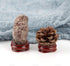 5 Pack 1" Inch AUEAR, Sphere Display Holders Wooden Egg Crystal Stands Decorative Ball Stand for Egg Pedestal Globe
