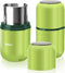 COOL KNIGHT Electric Herb Grinder, Large Capacity Spice Coffee Grinder with Pollen Catcher - 7.5" (Green)