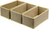 Drawer Organizer for Clothes, Set of 3 Storage Boxes, Sock and Underwear Organizer Dividers for Closet Dresser Drawers