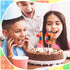 Hongplus 3D 4 4th 4th Colorful Building Block Number Candle Birthday Candle Candy Building Block Bricks Happy Birthday
