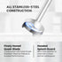 Elite Gourmet EHB1062 Immersion Hand Blender, 500 Watts, Variable Speed, Stainless Steel Blades for Sauces, Soup