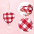 EBaokuup 30 Pcs Valentines Fabric Heart Ornament for Hanging, Heart-Shaped Decoration for Valentine's Day Home Decor