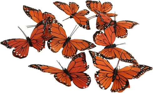 Monarch Butterfly Garland, 6.5 Feet Long
