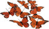Monarch Butterfly Garland, 6.5 Feet Long
