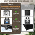 12 Room,Office,Closet, Mavivegue Book Shelf, Cube Storage Organizer, DIY Bookcase, Metal Bookshelf,Tall Book case