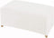 LUSHVIDA Stretch Ottoman Slipcover - Velvet Rectangle Stool Cover Soft Furniture Protector