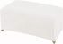 LUSHVIDA Stretch Ottoman Slipcover - Velvet Rectangle Stool Cover Soft Furniture Protector