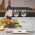 Alipis 3pcs Bamboo Wine Storage Rack with Glass Holder, Countertop Bottle Shaped Shelf for Kitchen Decoration