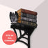 2 BELL BOOK AND CANDLE PC Spider Web Floating Shelves - Hang Separately or Together - Spooky Gothic Decor - Goth