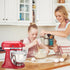 Updated KitchenAid Tilt Head 4.5-5 QT Pouring Shield, Fully Enclosed Foldable Lid Mixer Bowl Cover for Kitchen Aid