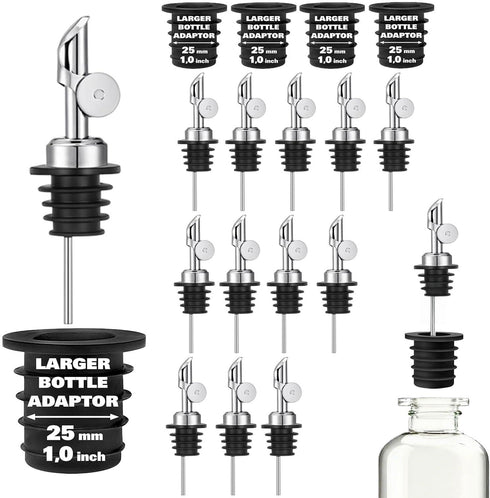 Pafusen Olive Oil Pour Spout with Adapters, Oils Pourer for Olive Oil