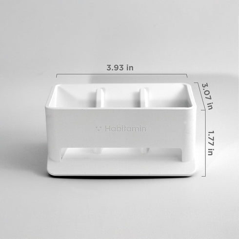 Soap Mate Slanted Soap Dish: Self-draining & Fast Drying Natural Soap Saver for Bathroom, Shower, Kitchen Sink