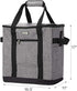 HOMEST Stand Mixer Dust Carry Bag with Pockets for KitchenAid Bowl Lift 5-8 Quart, Grey