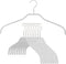 MAWA Ft Reston Lloyd Silhouette Non-Slip Space Saving Clothes Hanger, Set of 10, White
