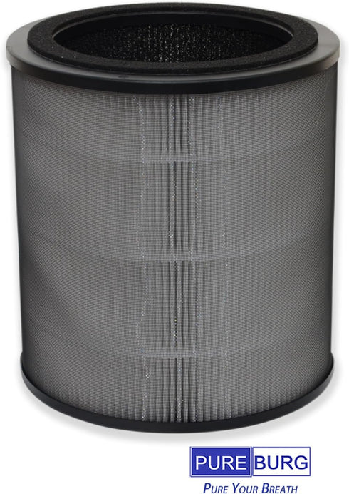 PUREBURG KF170 Replacement Filter for Kenmore 850e series PM1005 Air Purifier, 2-Pack H13 HEPA Activated Carbon