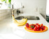 Dexas Citrus Slice Cutting Board/Serving Board, 9 inches, Grapefruit